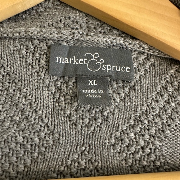 Market & Spruce Open Front Sweater - Picture 4 of 5